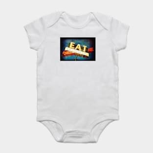 Eat Barbecue Vintage Sign Baby Bodysuit